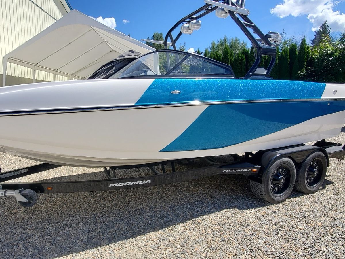 Second boat after repair work